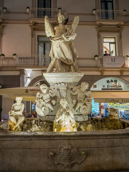 Amalfi - Fontana di S. Andrea by night by t.ART