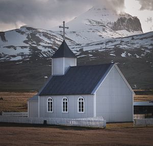 Isländische Kirche von Marjon Boerman