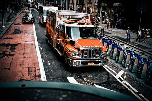 The ambulances in New York