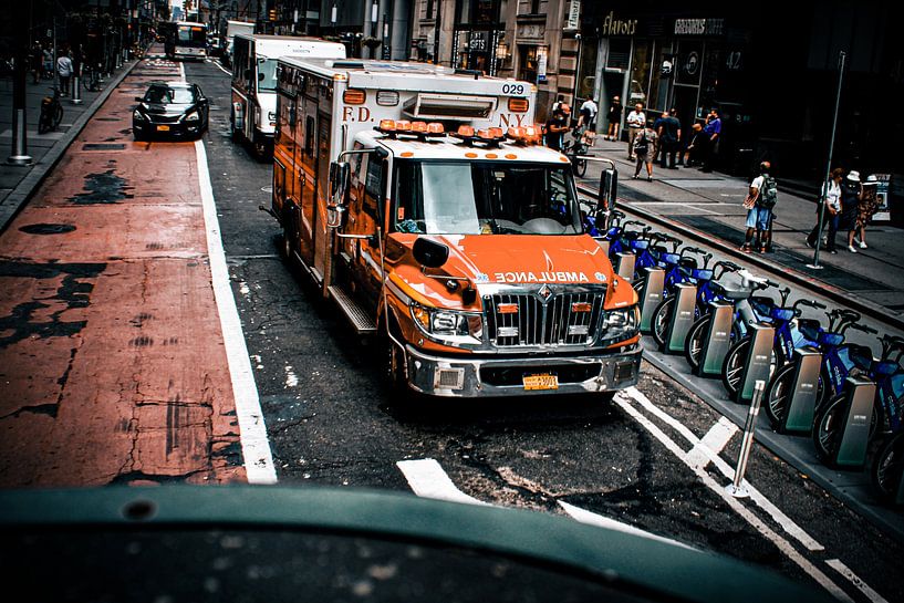 The ambulances in New York by Yalenka Harel