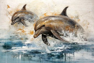 Dolphins by ARTemberaubend