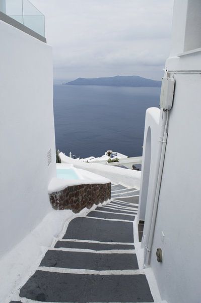 Wo weiße Mauern auf das Blau der Ägäis treffen von haroulita