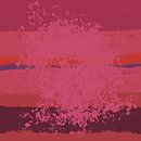 Kosmos van kleuren. Warm bruin, merlot, terra, oranje, blauw en roze van Dina Dankers thumbnail