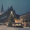 Haarlem : ambiance de Noël sur le Grote Markt. sur Olaf Kramer