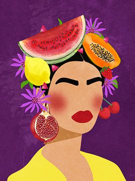 Frida met fruit van Raissa Oltmanns