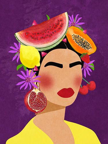 Frida met fruit