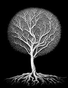 Arbre fractal sur Bert Nijholt