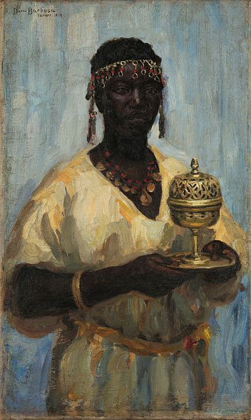 Dario Villares Barbosa, Une femme noire avec un brûleur, de l'encens par Atelier Liesjes