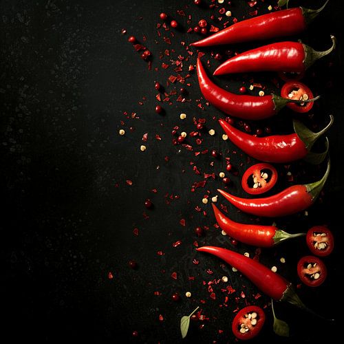 The Fiery Vertical Pepper Line