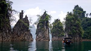 Rotsformatie in Khao Sok