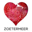 Liefde voor Zoetermeer  |  Stadskaart in een hart van Wereldkaarten.Shop thumbnail