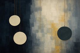 Disques géométriques avec texture sur Art & Soul Creations