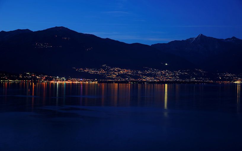 Evening on the Lago Maggiore by Gisela Scheffbuch