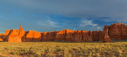 Coucher de soleil dans le désert peint, Arizona