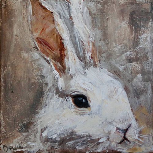 Max, the white rabbit by Mieke Daenen