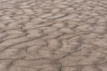 Patroon van een uitgedroogd landschap in de woestijn | Iran
