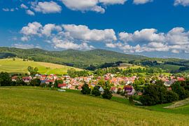 Wunderschöne Landschaft am Rennsteig/Thüringer Wald von Oliver Hlavaty