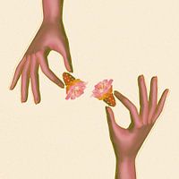 hand prickly pear flower