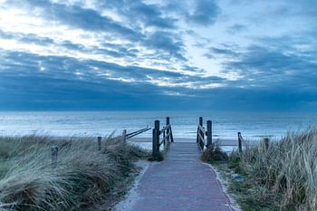 De weg naar de zee