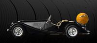 Morgan Plus 8 in donkerblauw van aRi F. Huber thumbnail