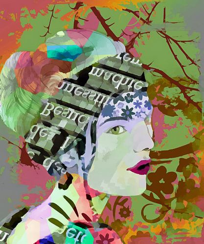 Novemberfrau abstrakt