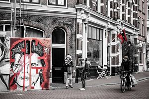 David Bowie Street Art Amsterdam  van PIX URBAN PHOTOGRAPHY