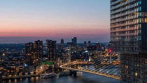 Rotterdam night panorama sur David Zisky