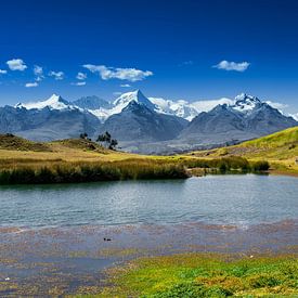 View over the Andes by Oscar Leemhuis
