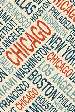 Chicago Word by Walljar