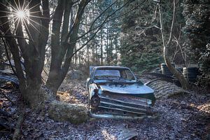 Opel Kadett met zonnetje von Manja van der Heijden