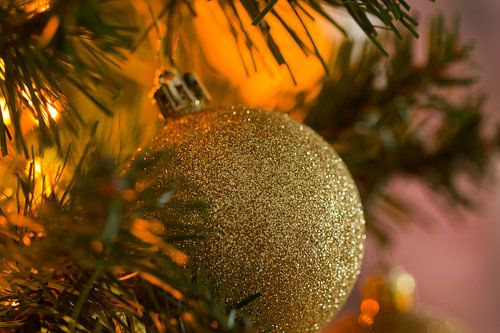 Weihnachtsfoto mit Weihnachtskugel