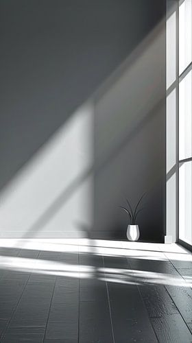 Zwart Witte Zonnestralen