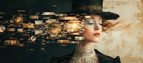 Portrait numérique moderne