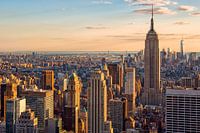 Empire State Building sunset 