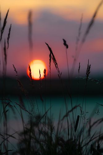 Coucher de soleil coloré
