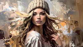 Panorama-Goldmädchen von Emiel de Lange