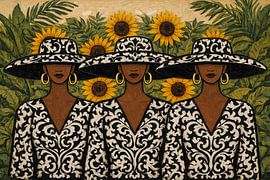 Sunflower Garden Divas