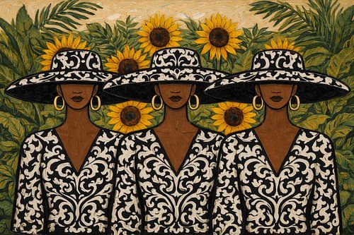 Sunflower Garden Divas