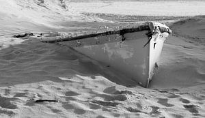 Das Boot, das den Sand bewahrt.