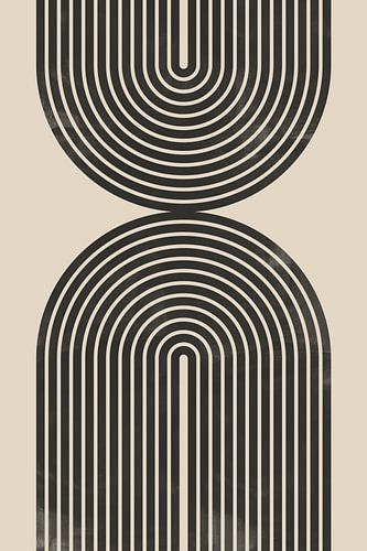 Zwarte booglijntekening