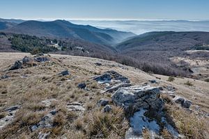 Brouillard du matin en Bulgarie