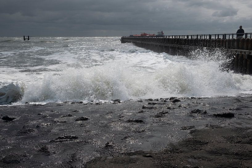 Springtij Domburg par Werner V.M.