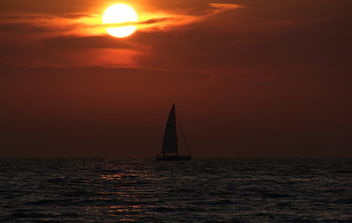 zonsondergang