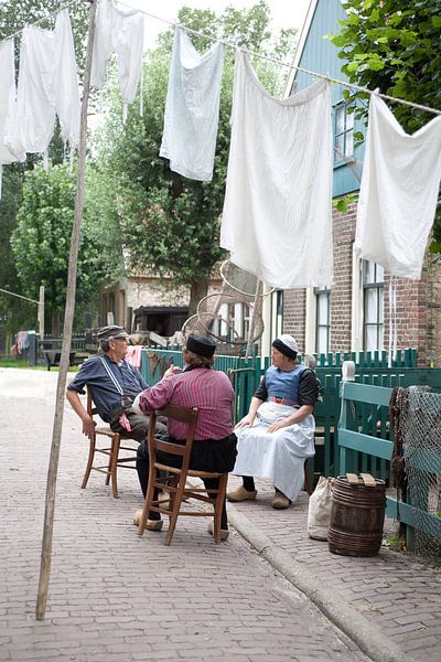 Fishermen in Zuiderzee Museum by Arthur van Iterson