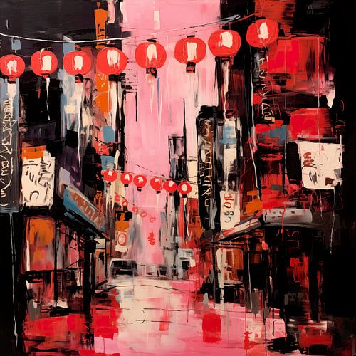 Evening Glow in the City