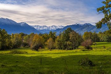 De Alpen bij Murnau van ManfredFotos