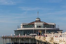 Terrace at sea in Blankenberge by didier de borle