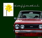 DAF 66 1300 Rode Marathon Coupé van Ad Hermans thumbnail