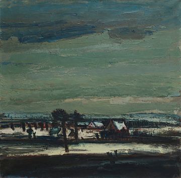 L'hiver au village sur BowiScapes - Beaux-Arts et Art Urbain