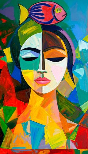 Modern abstract woman...